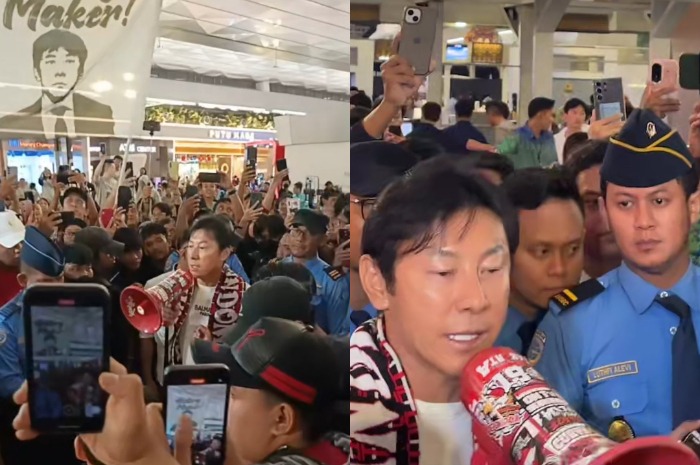 STY Diantar Ratusan Fans Garuda ke Bandara Soetta saat Pulang Kampung ke Korsel, Coach Shin Terharu dan Menangis