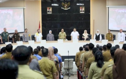 Rakor Bersama Appi-Aliyah di Balaikota Makassar, Ini Harapan Danny Pomanto