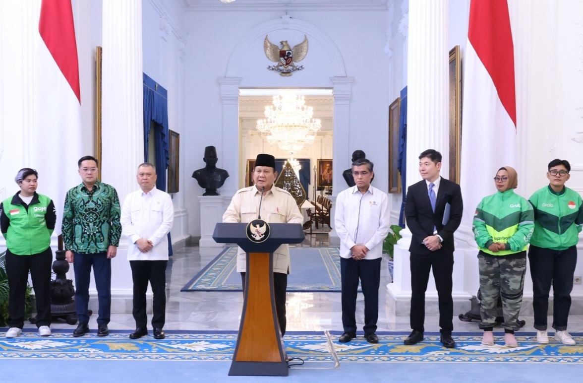 Presiden Prabowo Umumkan Kurir dan Pengemudi Ojol Terima Bonus Hari Raya Tahun Ini