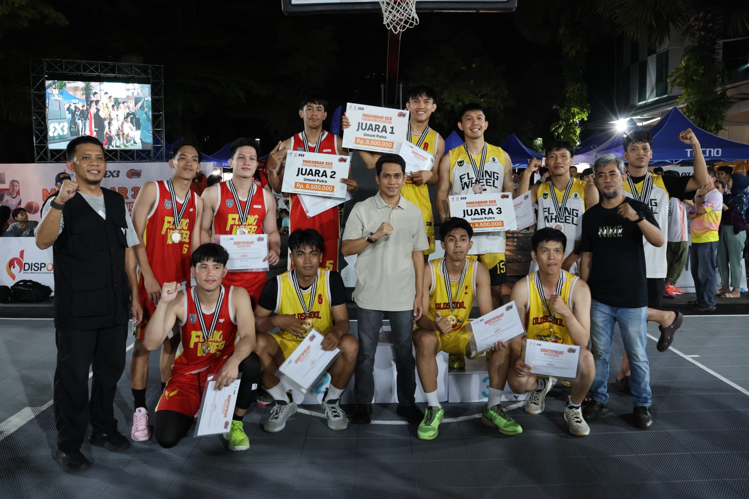 Makassar 3X3 Basketball Championship 2025 Hadirkan Talenta Muda Berbakat, Ini Daftar Juaranya