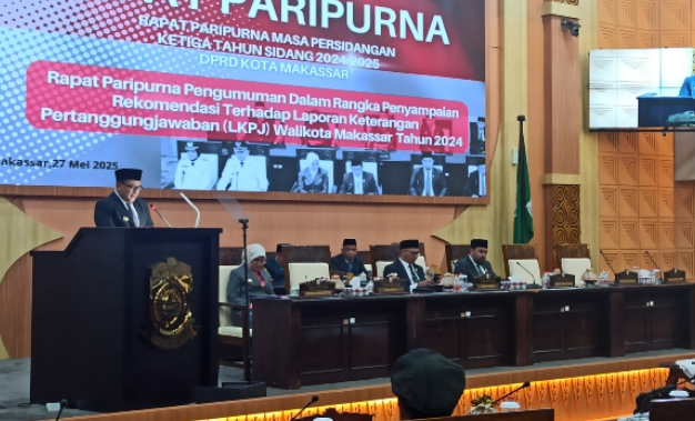 Rapat Paripurna LKPJ Wali Kota 2024, Ini Rekomendasi DPRD Makassar