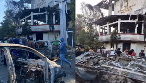 Gedung DPRD Makassar Dibakar Massa, Kerugian Capai Rp253,4 Miliar