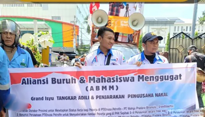 DPRD Kota Makassar Terima Aspirasi Aliansi Buruh dan Mahasiswa, Ini Tuntutannya