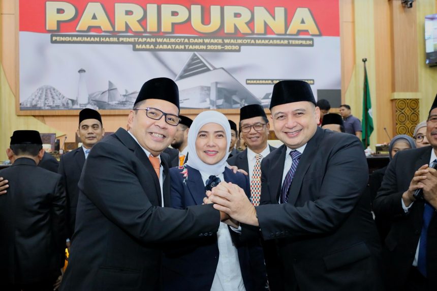 DPRD Tetapkan Munafri-Aliyah Wali Kota Makassar Periode 2025-2030