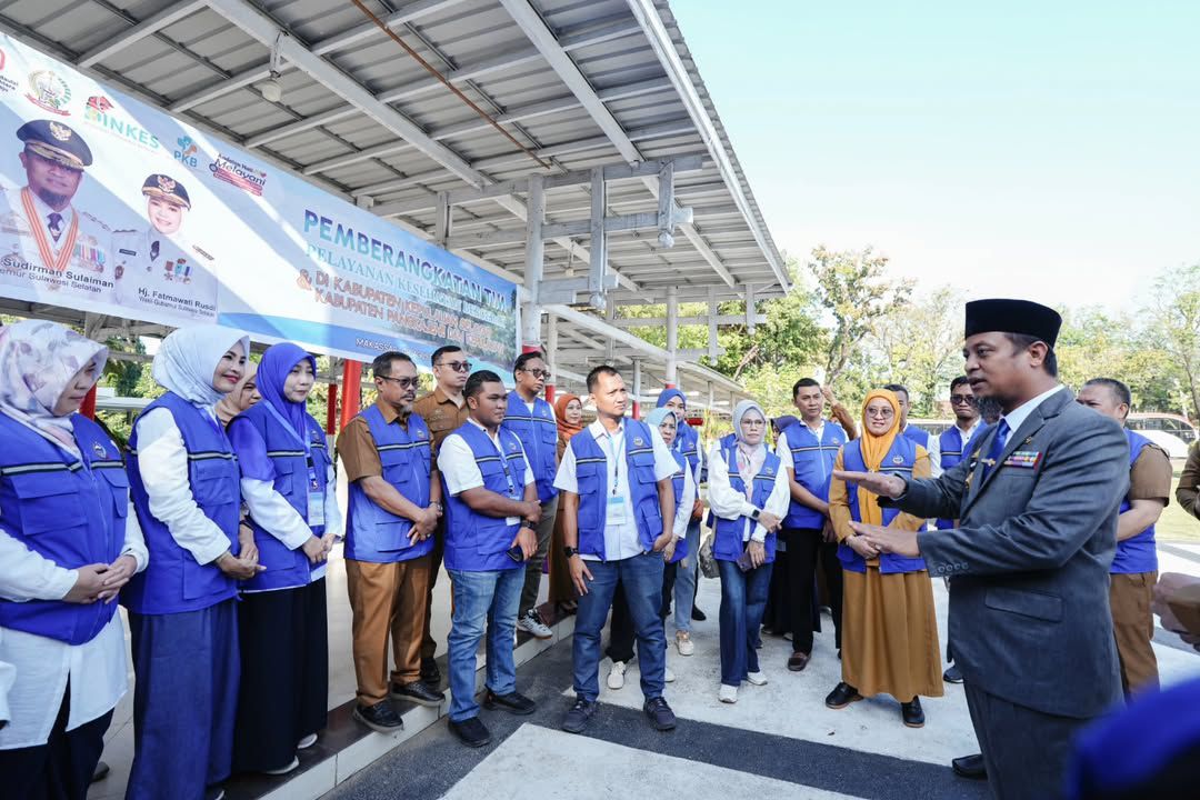 Gubernur Sulsel Kirim 20 Tenaga Medis ke Pulau Terpencil di Pangkep dan Selayar, Ini Tugasnya