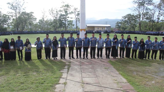 Ini Pesan Wawali Hermanto untuk ASN saat Jadi Inspektur Upacara HKN di Kota Parepare