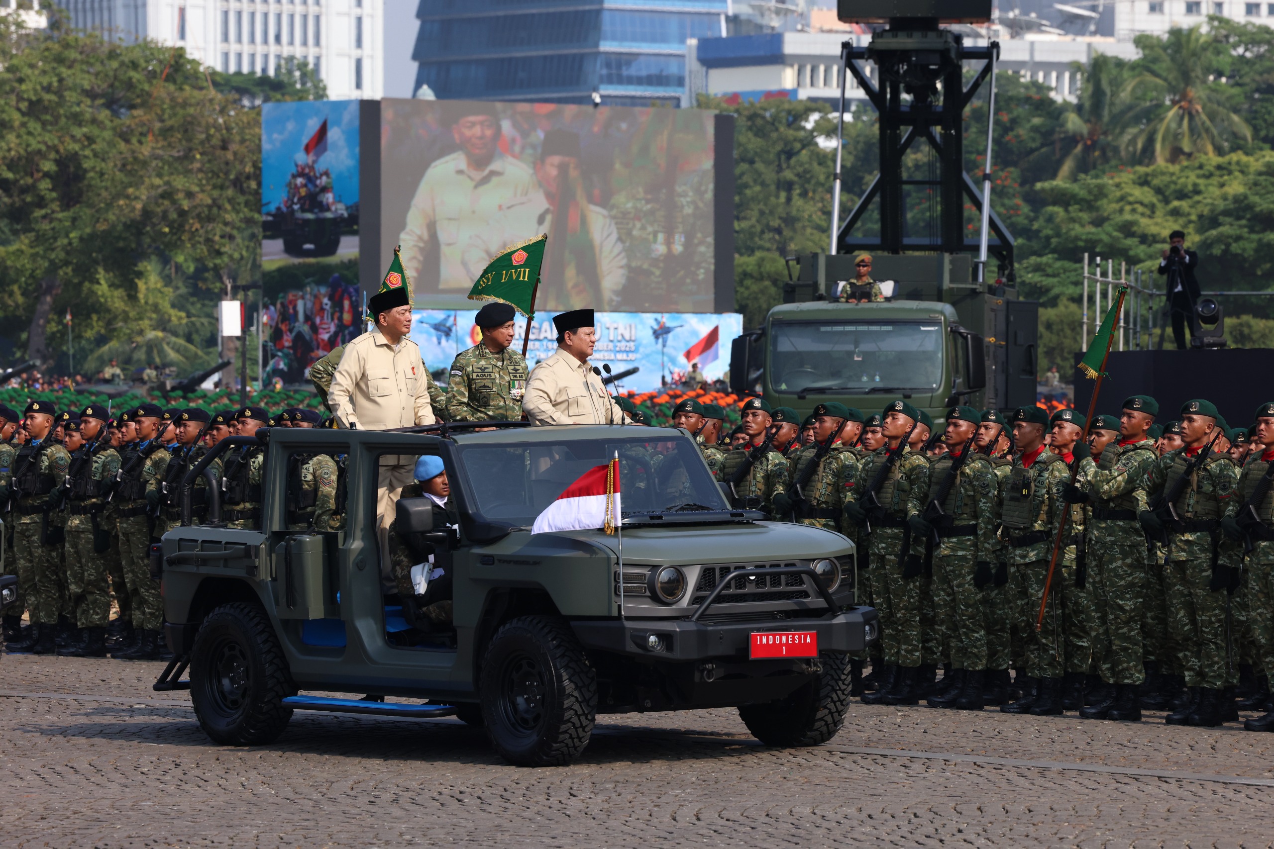 HUT Ke-80 TNI, Prabowo: Kepemimpinan Harus Berdasar Teladan dan Prestasi, Bukan Senioritas