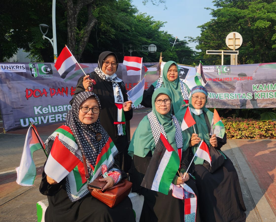 Aksi Doa dan Bela Palestina, KAHMI Unkris Desak Israel Hentikan Genosida di Gaza