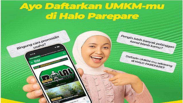 Inovasi Anak Muda untuk Bantu UMKM Lokal Go Digital, Hadirkan Platform Halo Parepare