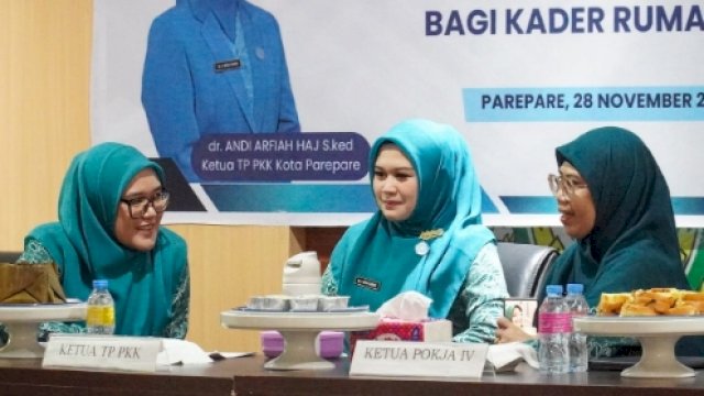 66 Kader Rumah Gizi Dilatih Menjamah Makanan Siap Saji, Ini Kata Ketua TP PKK Parepare