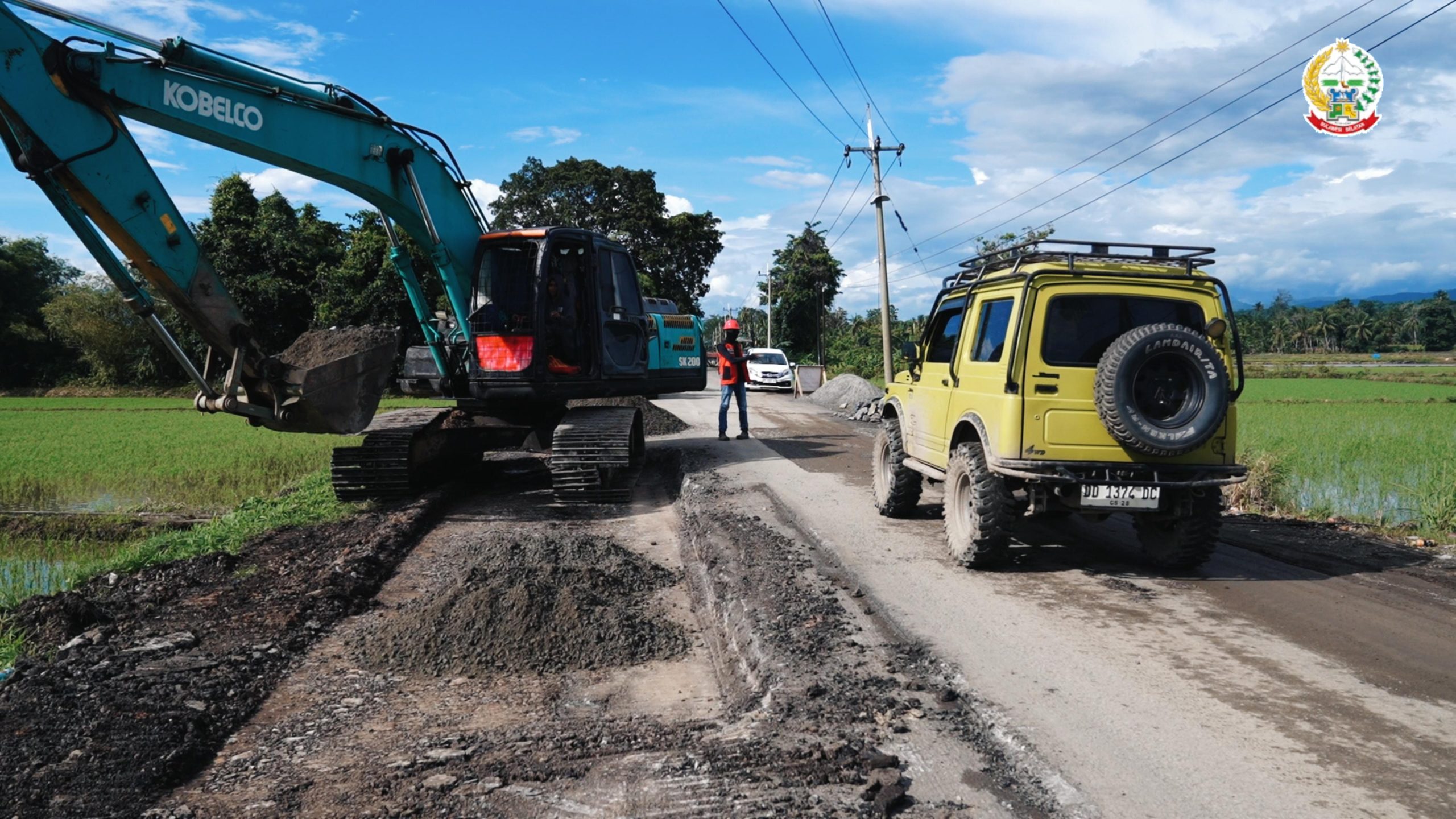 Perbaikan Jalan Ruas Paleteang-Malimpung-Batas Enrekang Terus Dikebut, Ini Target Rampungnya