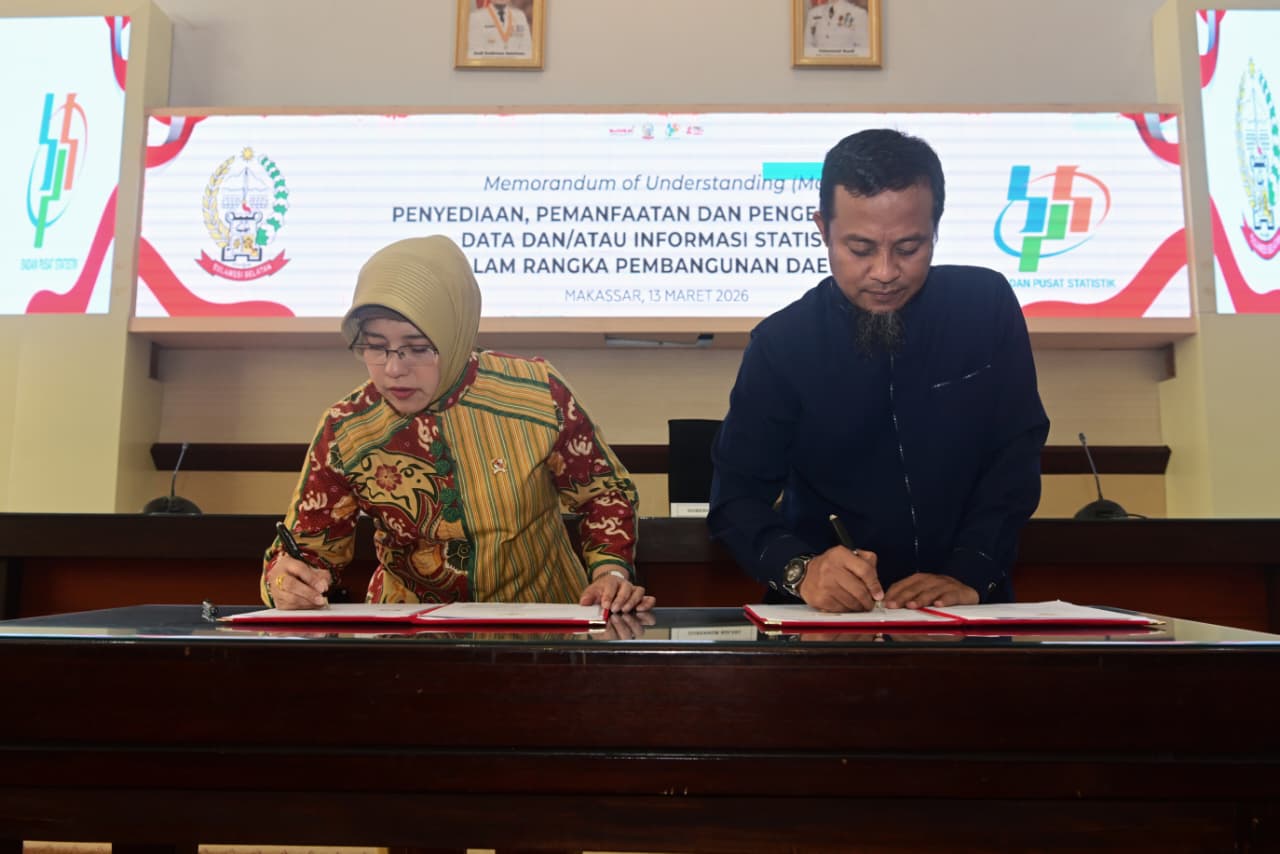 Pemprov Sulsel dan BPS RI Kolaborasi Kawal Sensus Ekonomi 2026, Perkuat Akurasi Kebijakan