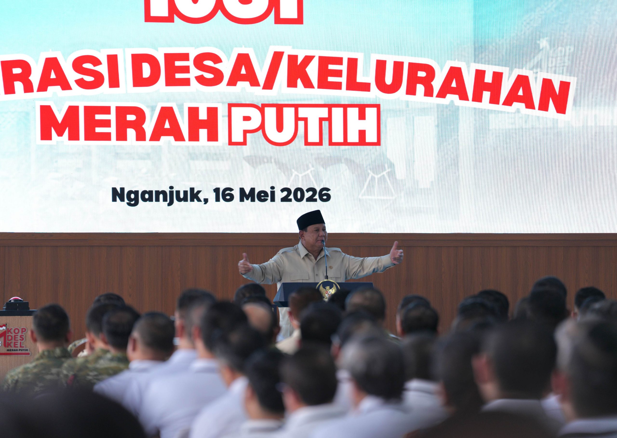 Presiden Prabowo Resmikan 1.061 Koperasi Merah Putih di Nganjuk: Tonggak Sejarah Baru