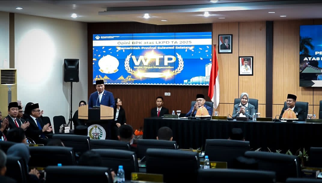 Pemprov Sulsel Sukses Pertahankan Opini WTP dari BPK 5 Tahun Berturut-turut, Ini Kata Gubernur Andi Sudirman