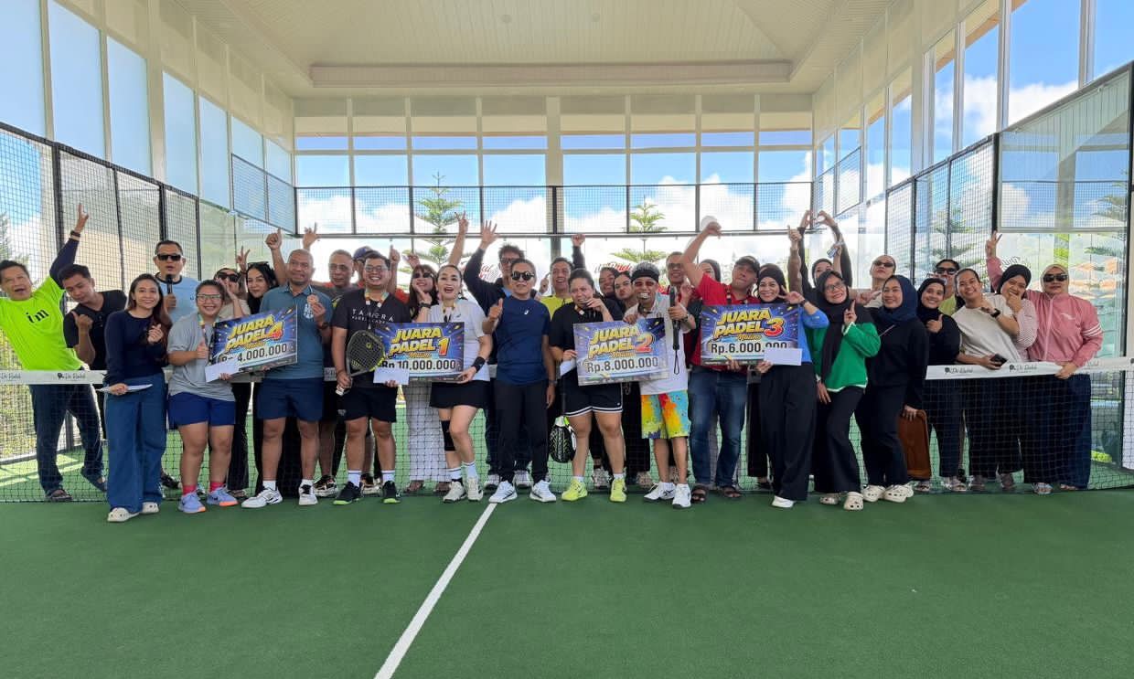Turnamen De Rudal Padel Malino Sukses Padukan Kompetisi dan Keakraban Pengusaha, Ini Juaranya