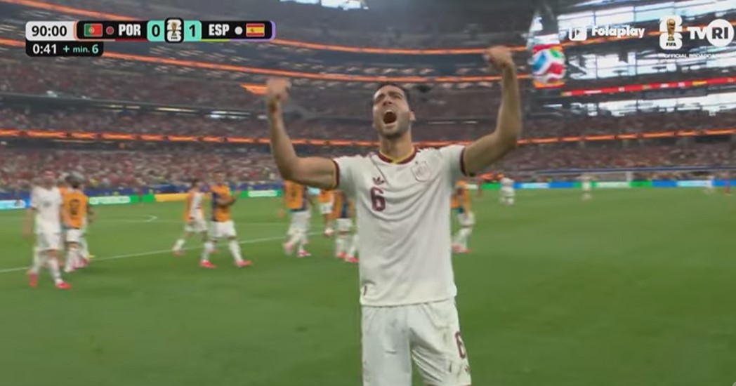 Gol Mikel Merino di Injury Time Akhiri Penampilan Cristiano Ronaldo di Piala Dunia