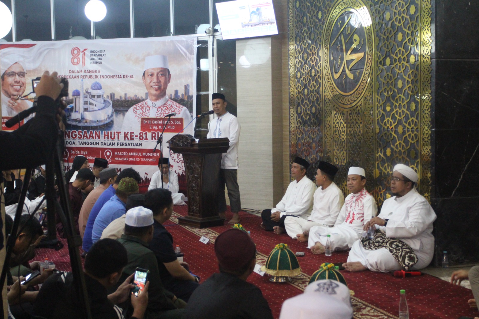 Momen HUT ke-81 RI: Yayasan Babussalam Gelar Zikir dan Tablig Akbar Kebangsaan di Ikon Kota Makassar