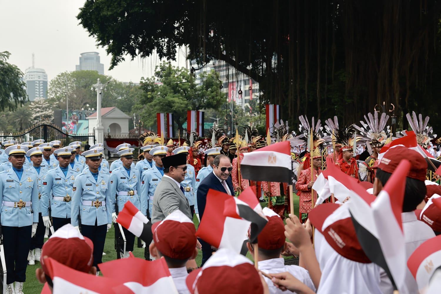 Prabowo Bertemu Presiden Mesir El-Sisi, Begini Penyambutannya hingga ke Istana Merdeka